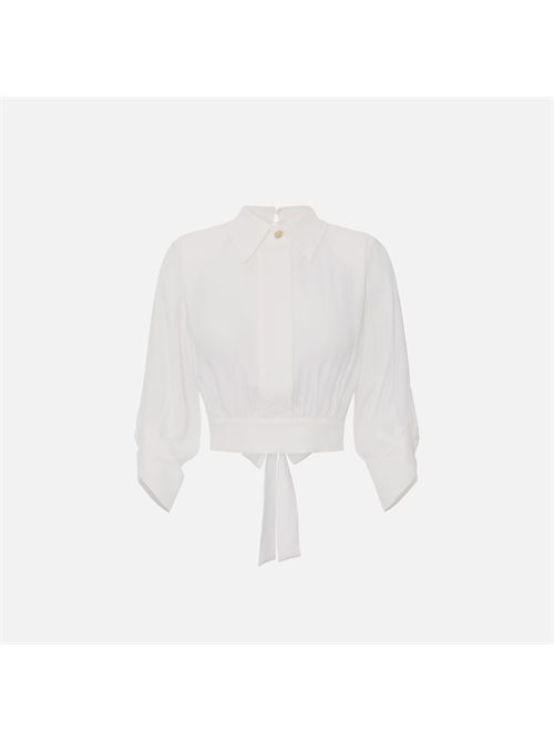 Shirt woman ivory ELISABETTA FRANCHI | CA14761E2/360